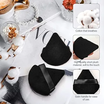 Flytianmy Dual-Use Triangle Powder Puffs for Makeup