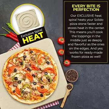 SOLIDO Rectangular 14"x16" Pizza Baking Stone