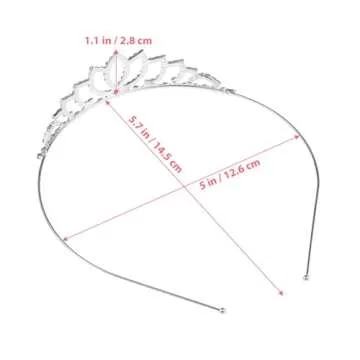 Elegant Wedding Tiara Crystal Rhinestone Headband