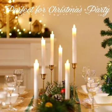 JOIONE Flameless Taper Candles with Remote Control for Any Occasion