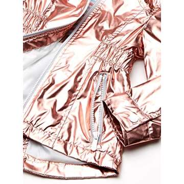 LONDON FOG Girls' Lightweight Mesh Lined Anorak Jacket