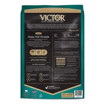 Victor Dog Food Ocean Fish Formula - Gluten Free 15lbs