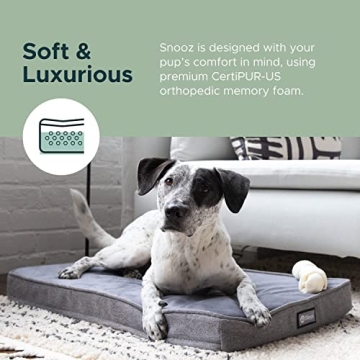 Diggs Snooz Memory Foam Orthopedic Dog Bed Comfort