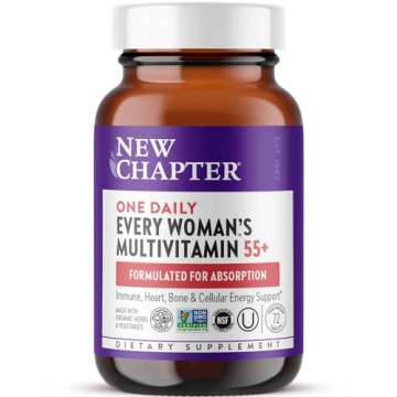 New Chapter Women's 50+ Multivitamin for Energy & Heart Health with Astaxanthin