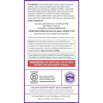 New Chapter Women's 50+ Multivitamin & Energy Boost