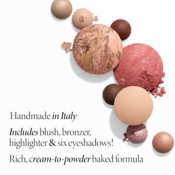 LAURA GELLER NEW YORK The Best of the Best Baked Palette - Tuscan Dreams - Full Size - Includes Bronzer, Blush, Highlighter and 6 Eyeshadows - Travel-Friendly