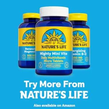 Nature’s Life Magnesium 500 mg with Vitamin B-6 for Support