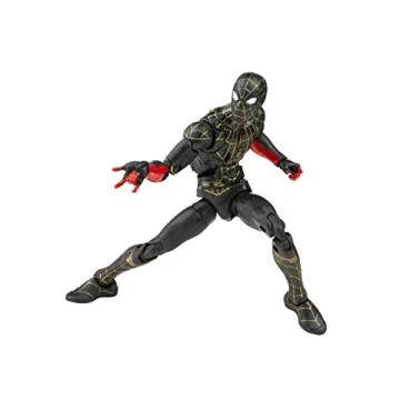 Spider-Man Black & Gold Suit 6-Inch Collectible Action Figure