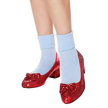 Glimmering Ruby Red Slipper Heels - Officially Licensed Cosplay