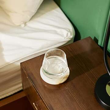 Stylish PHINILUX Round Marble Ring Dish for Home Decor