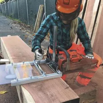 Granberg Chainsaw Alaskan Small Log Mill, G777- Portable Sawmill Timber Attachment Machine Tool - Wood Case Cutting Holder Equipment Guide Kit - Bars with 16-20 Inch - Lumber Milling Wedge Tools