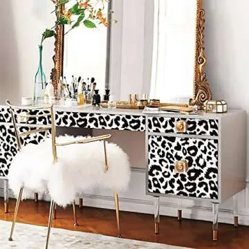 Ismoon Black and White Peel and Stick Wallpaper 17.3"X118"