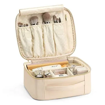 Vlando Toiletry Makeup Bag Large Multi-Compartment Organizer