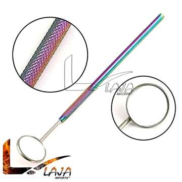 LAJA Imports Pack of 2 Lash Mirror - Eyelash Extension Tools, Eyelash Extensions, Eyelash Extension Multi Color