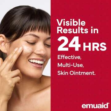 emuaid EMUAIDMAX Ointment for Itchy Skin, Maximum Strength Treatment for Athlete's Foot, Psoriasis, ...