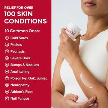 emuaid EMUAIDMAX Ointment for Itchy Skin, Maximum Strength Treatment for Athlete's Foot, Psoriasis, Jock Itch, Rash, Eczema, Cold Sores, Blisters, and Yeast Infection, 2oz