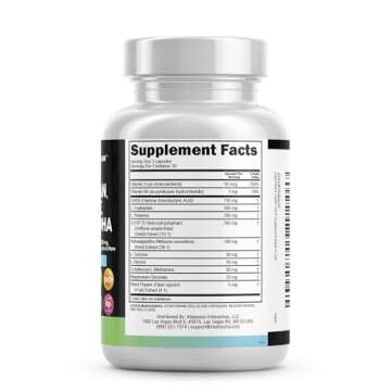 Clean Nutraceuticals GABA 750mg 5 HTP 200mg L Tryptophan 500mg L Theanine 200mg Ashwagandha SAM-e L-Glycine - Mood Support Vitamins for Women and Men with L-Tyrosine - Count