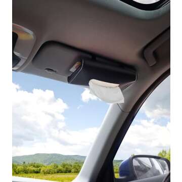 Car Tissue Refills 600 Sheets Facial Tissues Refills for Car Visor Tissue Holder, Travel Tissue Tubes Box Container Perfect Fit for Car Tissues Cylinder