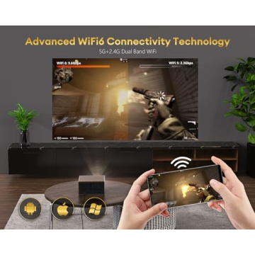 XIDU S1 PRO 4K Projector WiFi Bluetooth Outdoor Cinema