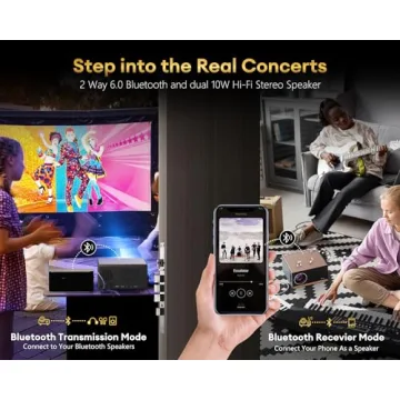 XIDU S1 PRO 4K Projector WiFi Bluetooth Outdoor Cinema