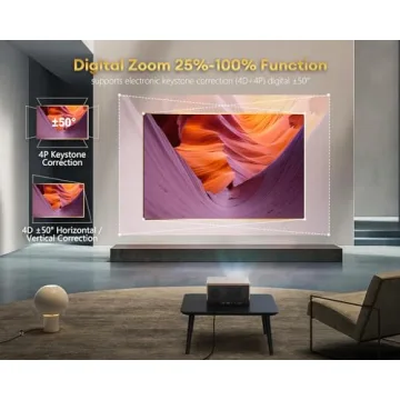 XIDU S1 PRO 4K Projector WiFi Bluetooth Outdoor Cinema