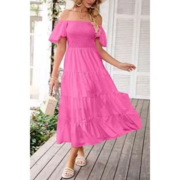 Stylish PRETTYGARDEN Women's Summer Midi Dress
