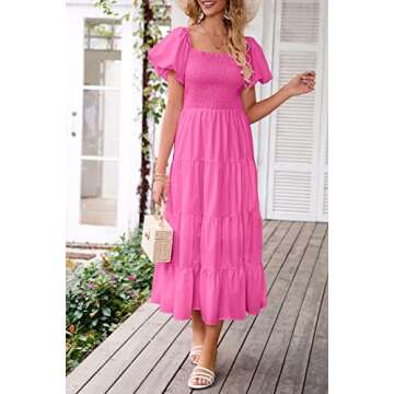 Stylish PRETTYGARDEN Women's Summer Midi Dress