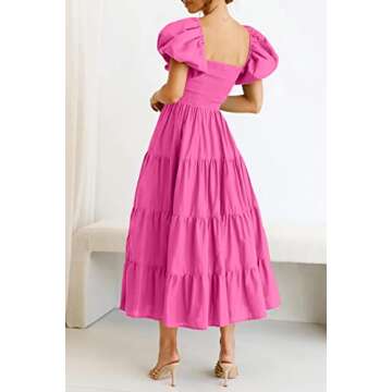 Stylish PRETTYGARDEN Women's Summer Midi Dress