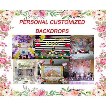 Laeacco 6x8FT Red and White Stripes Backdrop Red Striped Photography Background Birthday Party Cake Table Decoration Baby Shower Children Adults Portraits Artistic Photo Backdrop Photo Studio Prop