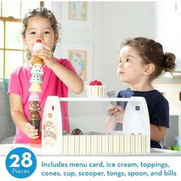 Melissa & Doug Ice Cream Counter Set for Kids