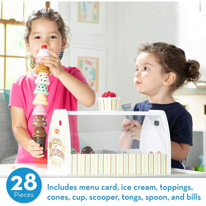 Melissa & Doug Ice Cream Counter Set for Kids