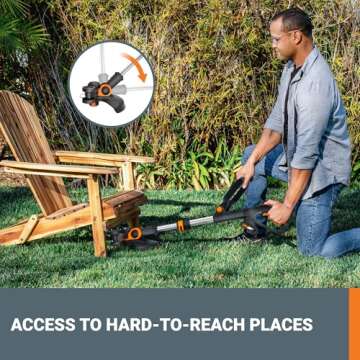 Worx 20V Trimmer Blower Hedge Trimmer Combo Offers Power