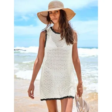 Stylish ANRABESS Womens Summer Swimwear Cover Up Dress