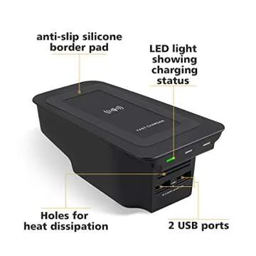 Volvo Wireless Phone Charger 2017-2023 Car Accessory