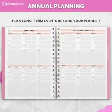 Panda Planner 2025 Undated Daily Planner – 90 Days of Productivity