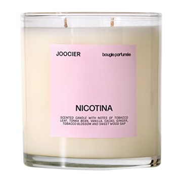 JOOCIER Nicotina Candle - Tobacco, Vanilla, Cacao Inspired Fragrance