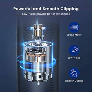 Frascio Professional Hair Clippers Zero Gapped Cordless Hair Trimmer Professional Haircut & Grooming Kit for Men USB Rechargeable Trimmer Barbers Clippers for Men Women Kids