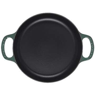 Le Creuset Signature Cast Iron Everyday Pan, 11", Artichaut