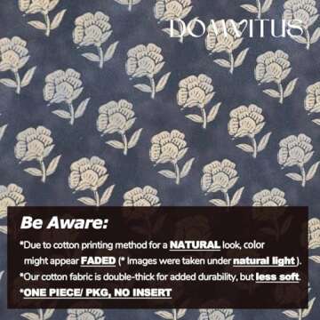 DOMVITUS 18x18 Floral Pillow Covers - Stylish Home Decor