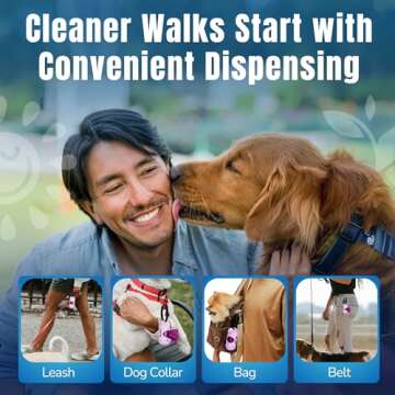 Pet N Pet Lavender Scented Dog Poop Bags - Eco-Friendly & Durable