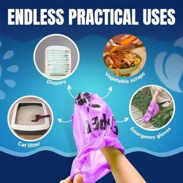 Pet N Pet Lavender Scented Dog Poop Bags - Eco-Friendly & Durable