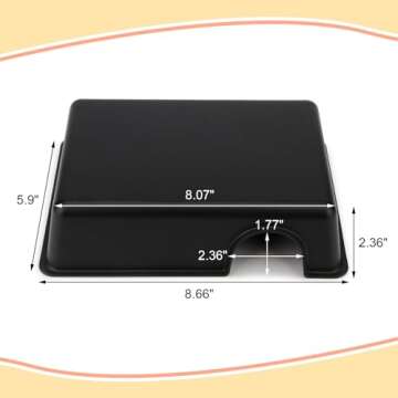 Hypeety Reptile Hide Box, Small Animal Hideaway, Hides with Texture Help Peeling, for Snakes, Lizard...