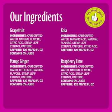 Zevia Zero Sugar Energy Drink - Natural, Guilt-Free Boost