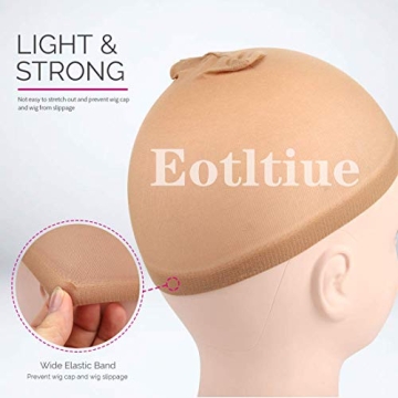 Eotltiue 6 Pieces Nude Wig Caps for Women – Comfortable & Stylish