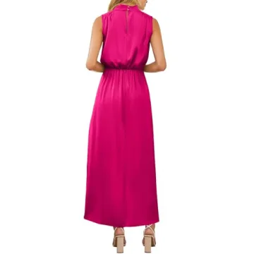 Stylish Satin Cocktail Dress for Weddings and Parties