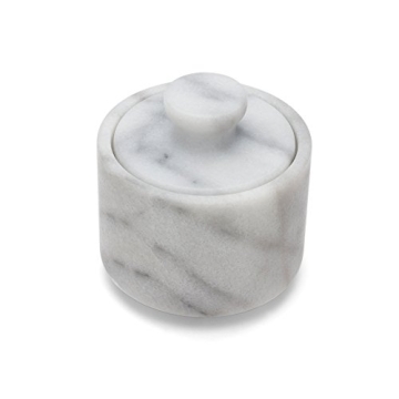 Fox Run Marble Salt Cellar, White 3" x 3"