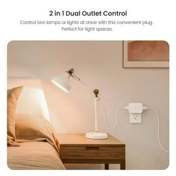 TREATLIFE Wireless Remote Control Dimmer Plugin for Dimmable Lights