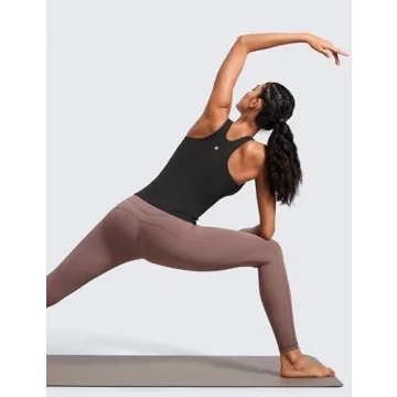 CRZ YOGA Butterluxe Racerback Tank with Built-in Bra