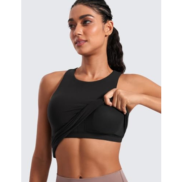 CRZ YOGA Butterluxe Racerback Tank with Built-in Bra