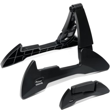 Guitar Stand, Foldable Guitar Stand with Adjustable 2-Width, Electric Guitar Stands Sturdy, Portable...